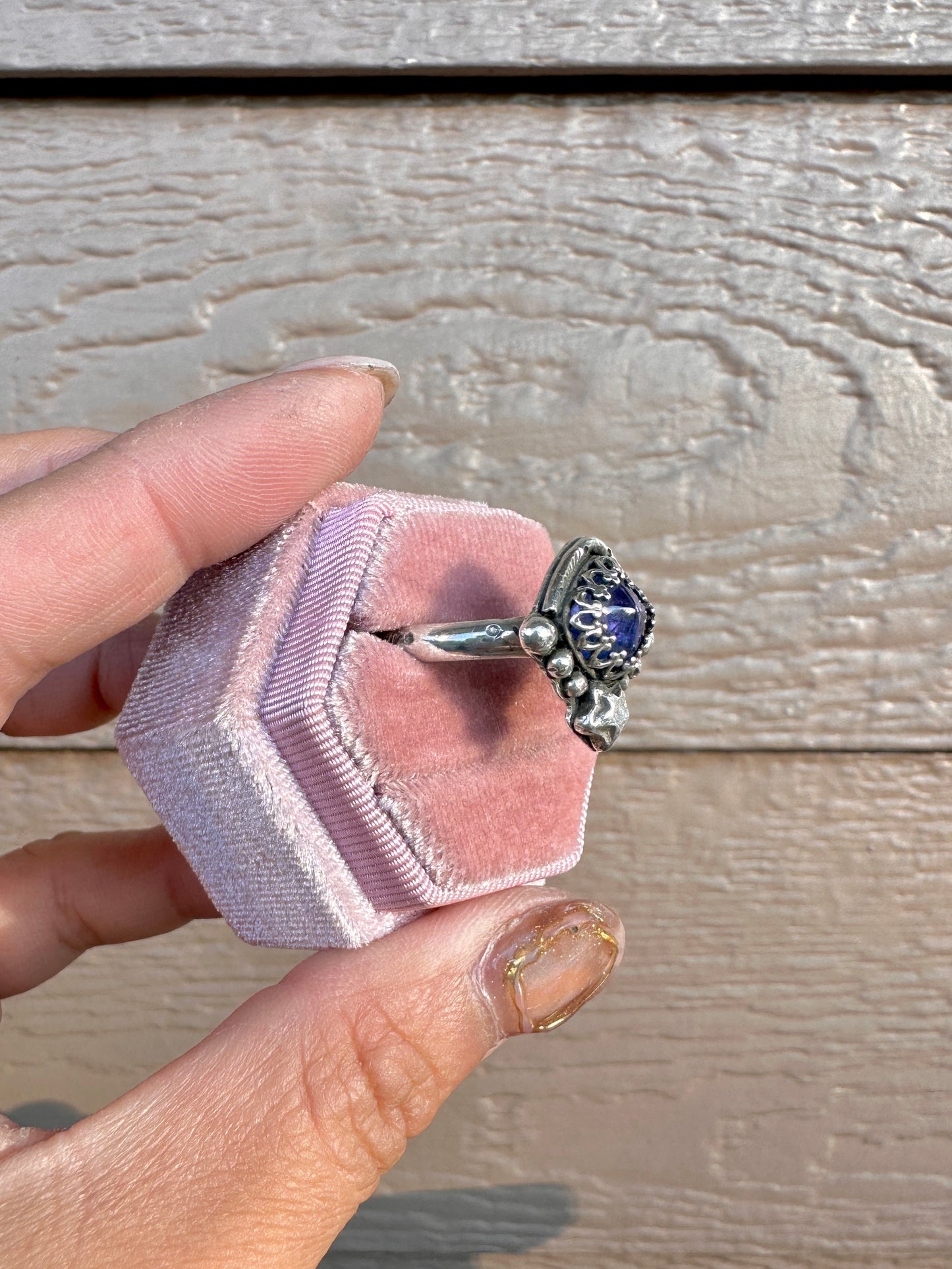Gummy Tanzanite Ring (Size 8)
