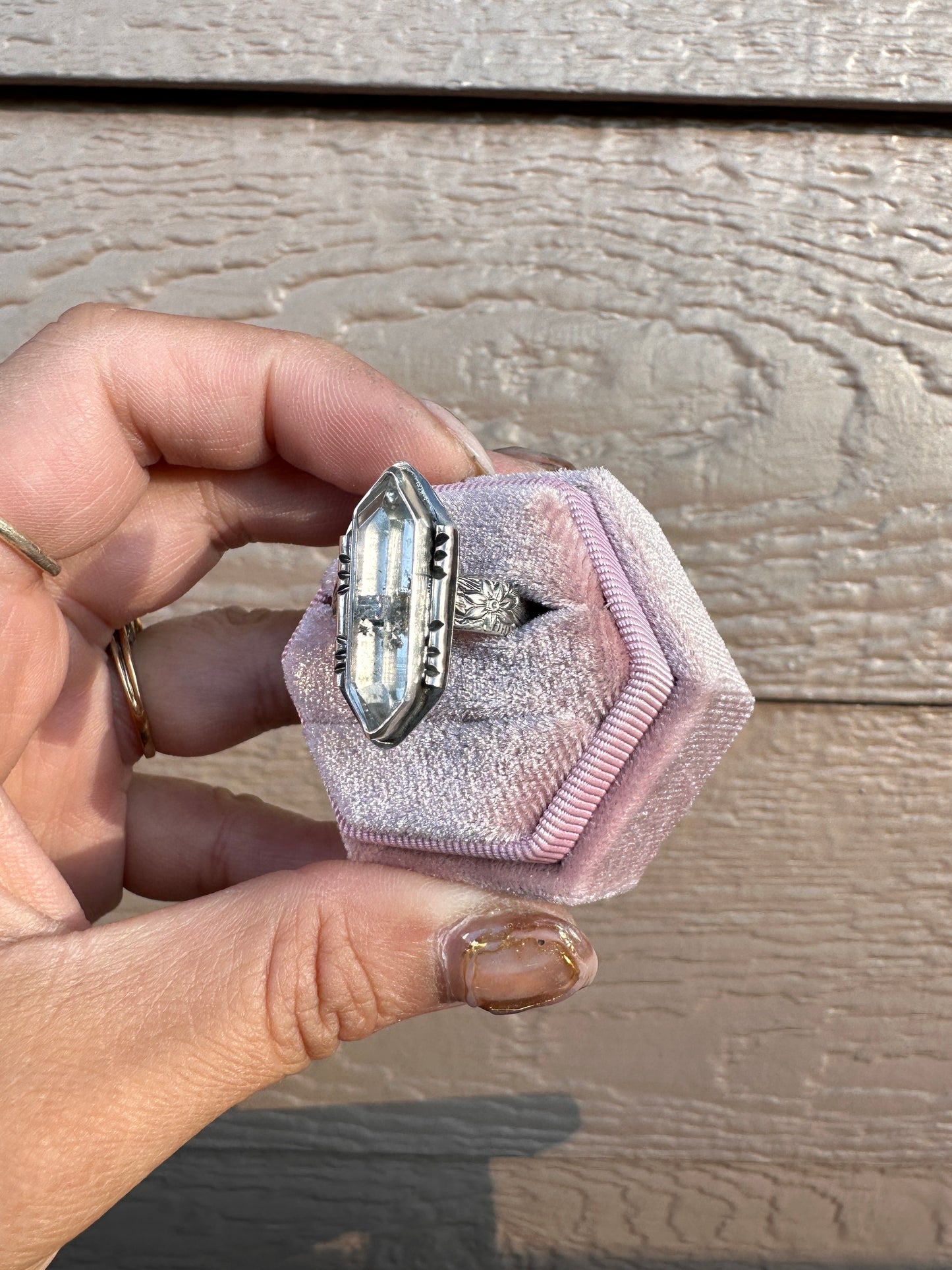 Herkimar Diamond S925 Ring (Size 6.75)