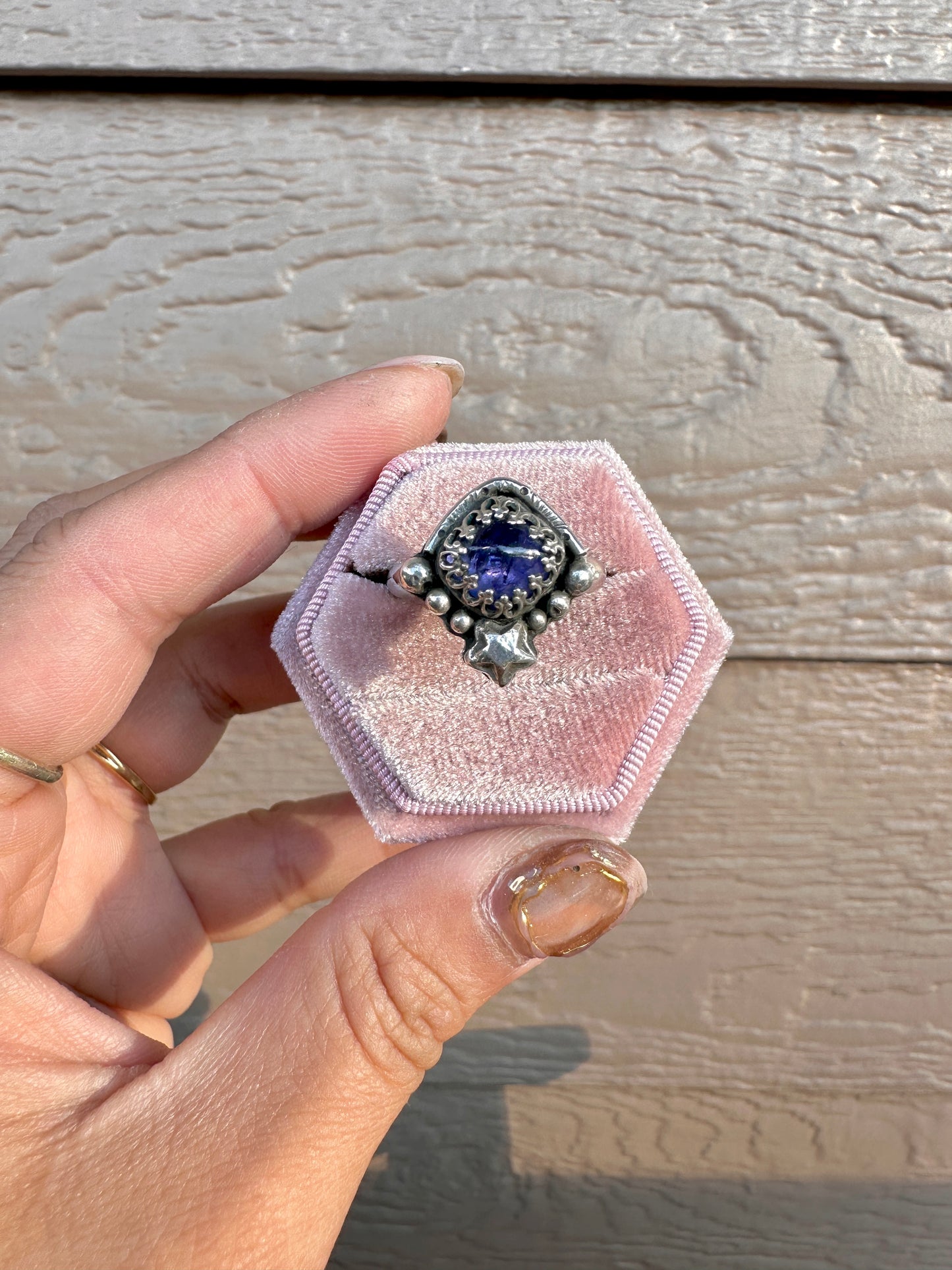 Gummy Tanzanite Ring (Size 8)