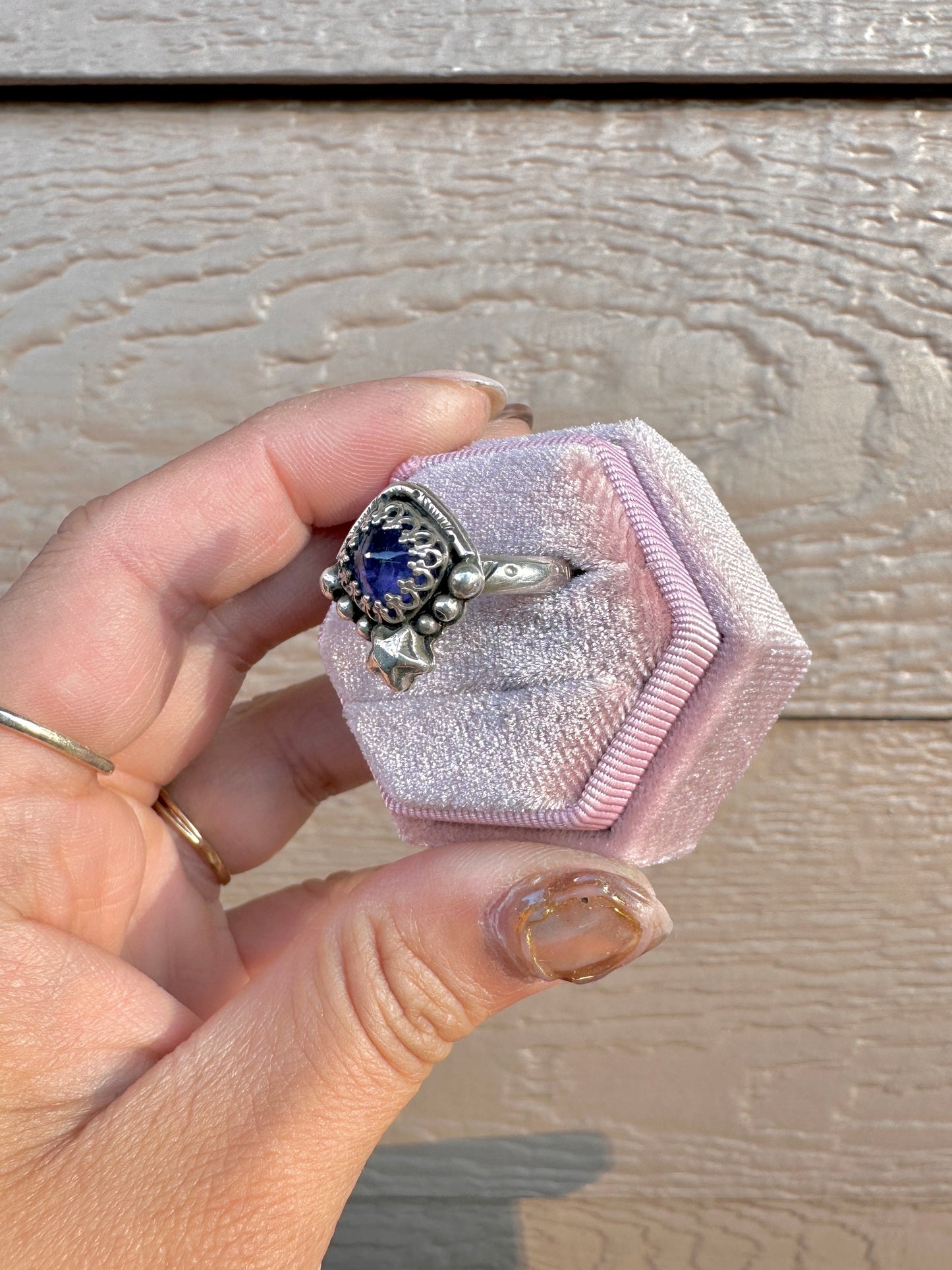 Gummy Tanzanite Ring (Size 8)