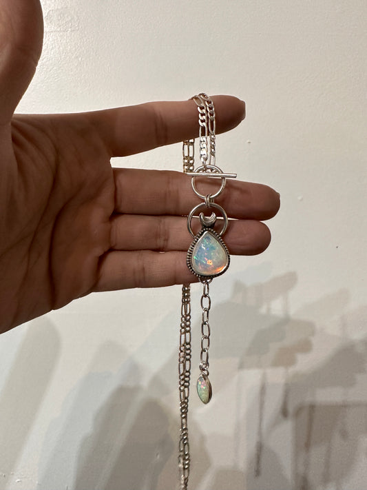 big opal custom necklace