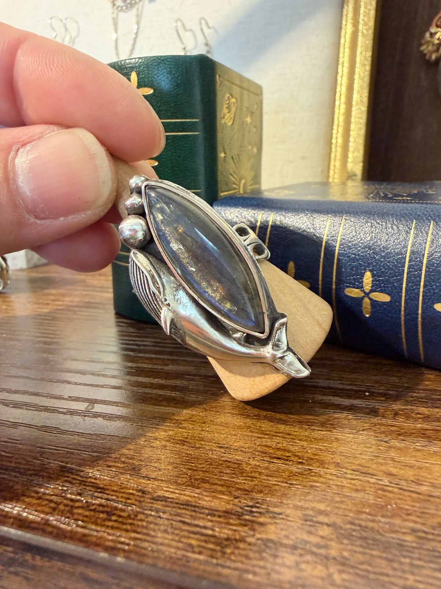 Alaska inspired Labradorite ring